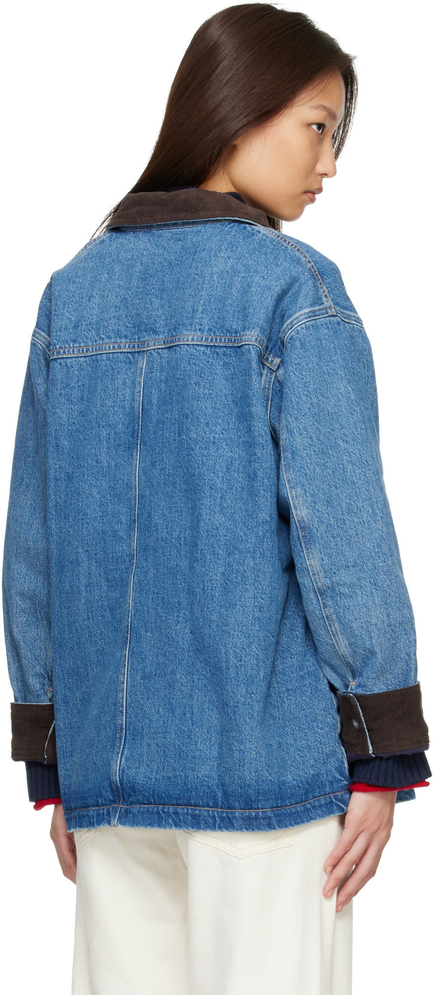 rag & bone Blue Cassidy Barn Denim Jacket