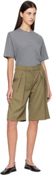 The Frankie Shop Gray Harper Soft Organic T-shirt