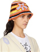 MCQ Orange Stripe Hat