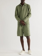 Orlebar Brown - Cotton Drawstring Shorts - Green