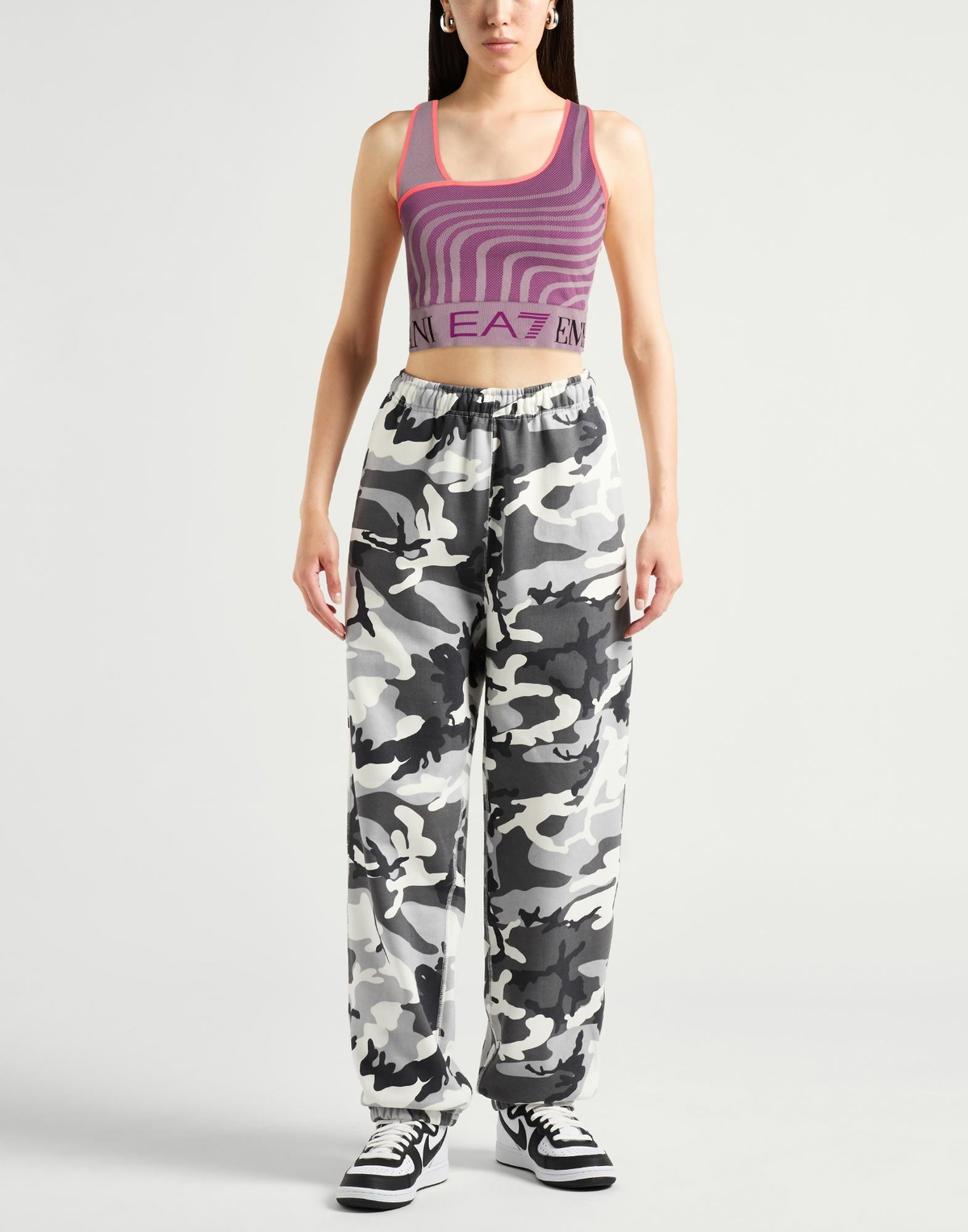 Ea7 Womens Top Antique rose