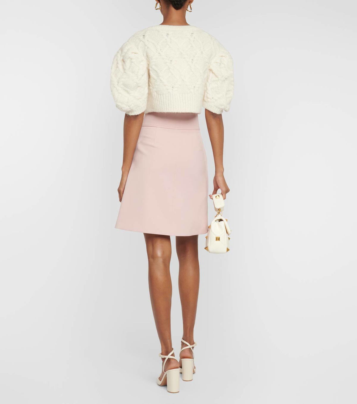 REDValentino High-rise jersey miniskirt