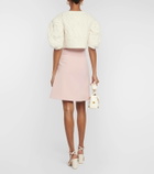 REDValentino High-rise jersey miniskirt