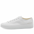 Common Projects Men's Tournament Low Classic Canvas Sneakers in White
