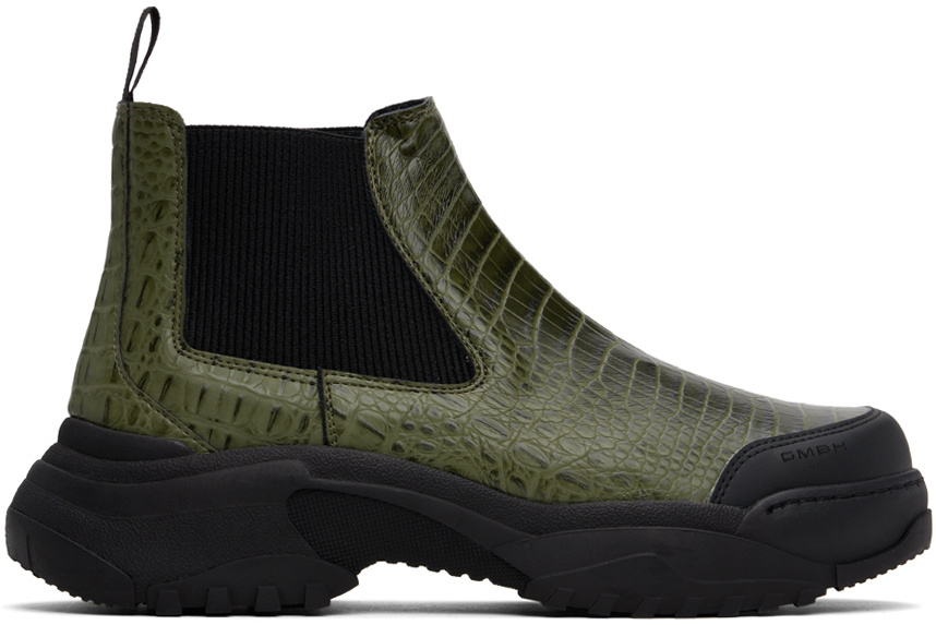 GmbH Green Low Chelsea Boots