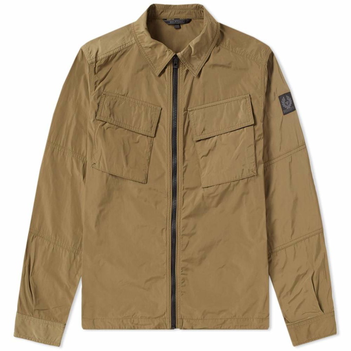 Photo: Belstaff Talbrook Zip Shirt Jacket Green