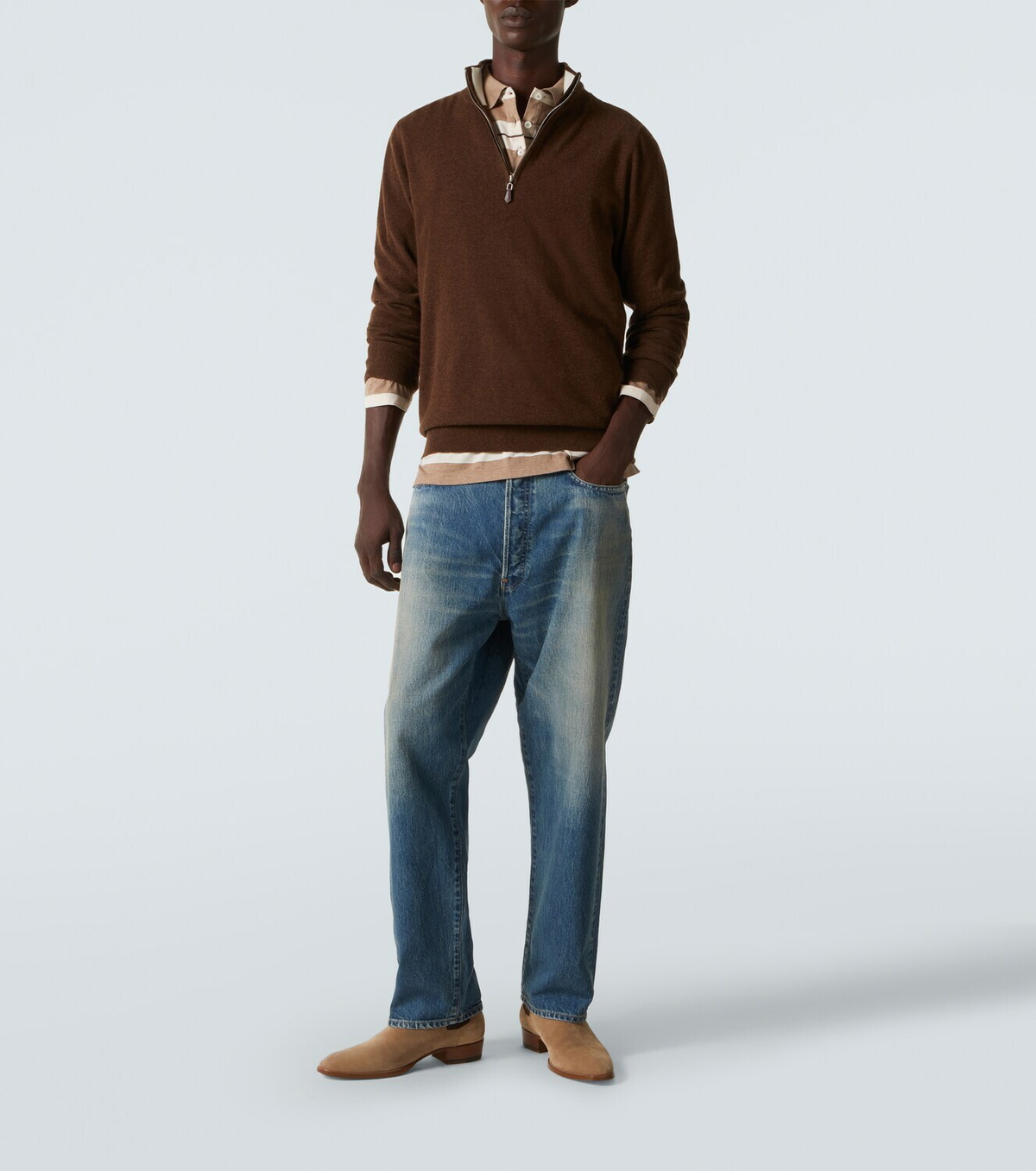 Arch4 Mr Fenchurch cashmere half-zip sweater