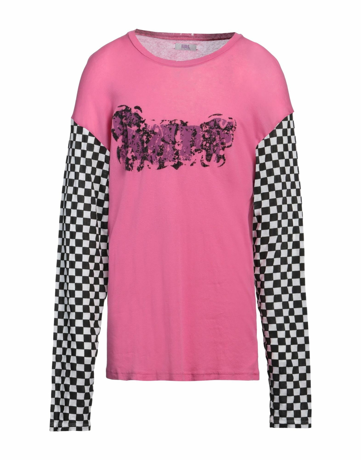 Erl Mens T-shirt Fuchsia