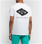 DISTRICT VISION - Reigning Champ Radical Retreat Printed Pima Cotton-Jersey T-Shirt - White