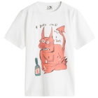 Endless Joy Men's Devil T-Shirt in White