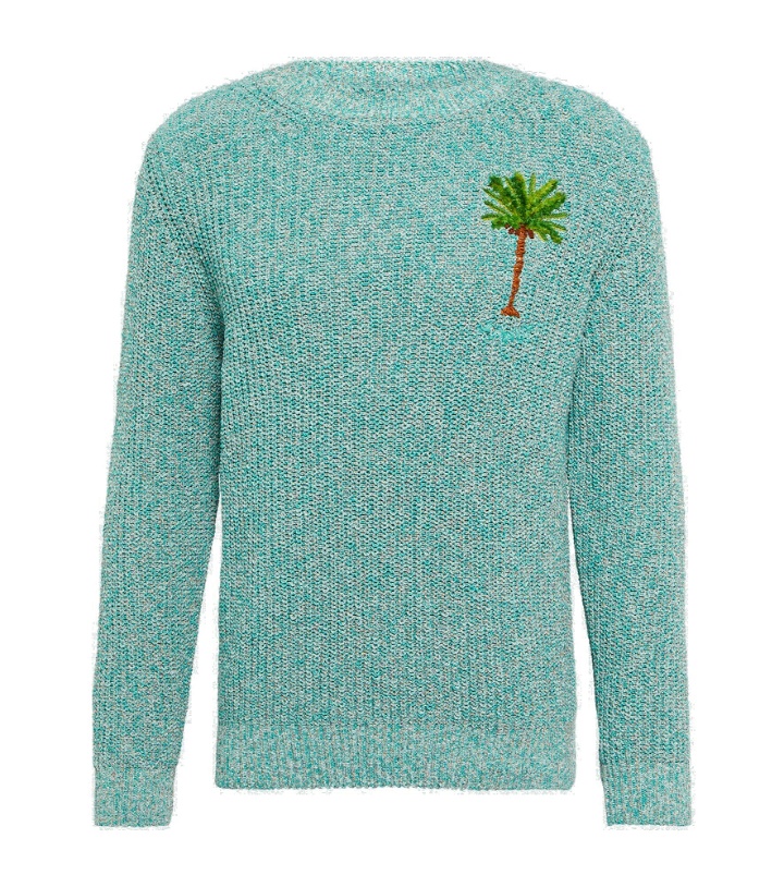 Photo: Alanui - Palm Tree cotton-blend sweater
