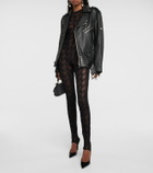 Dolce&Gabbana - Embellished leather jacket