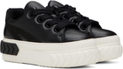 both Black Tyres Platform Padded Sneakers