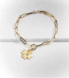 Foundrae Four Heart Clover 18kt gold chain bracelet with diamonds