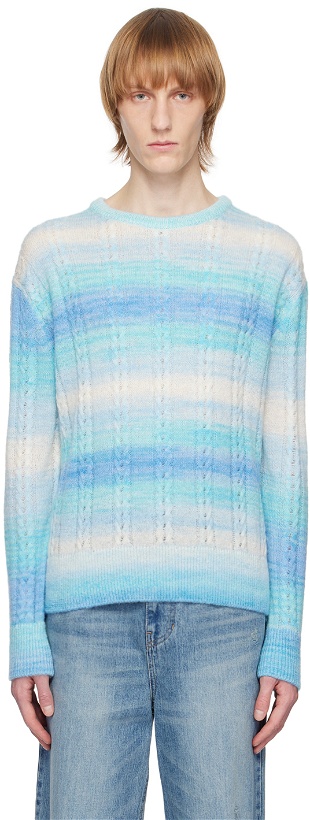 Photo: System Blue Gradient Sweater