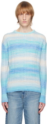 System Blue Gradient Sweater