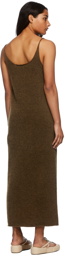Arch The SSENSE Exclusive Brown Knit Tank Dress
