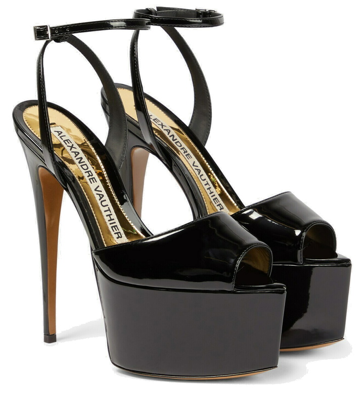 Photo: Alexandre Vauthier - Faux leather platform sandals