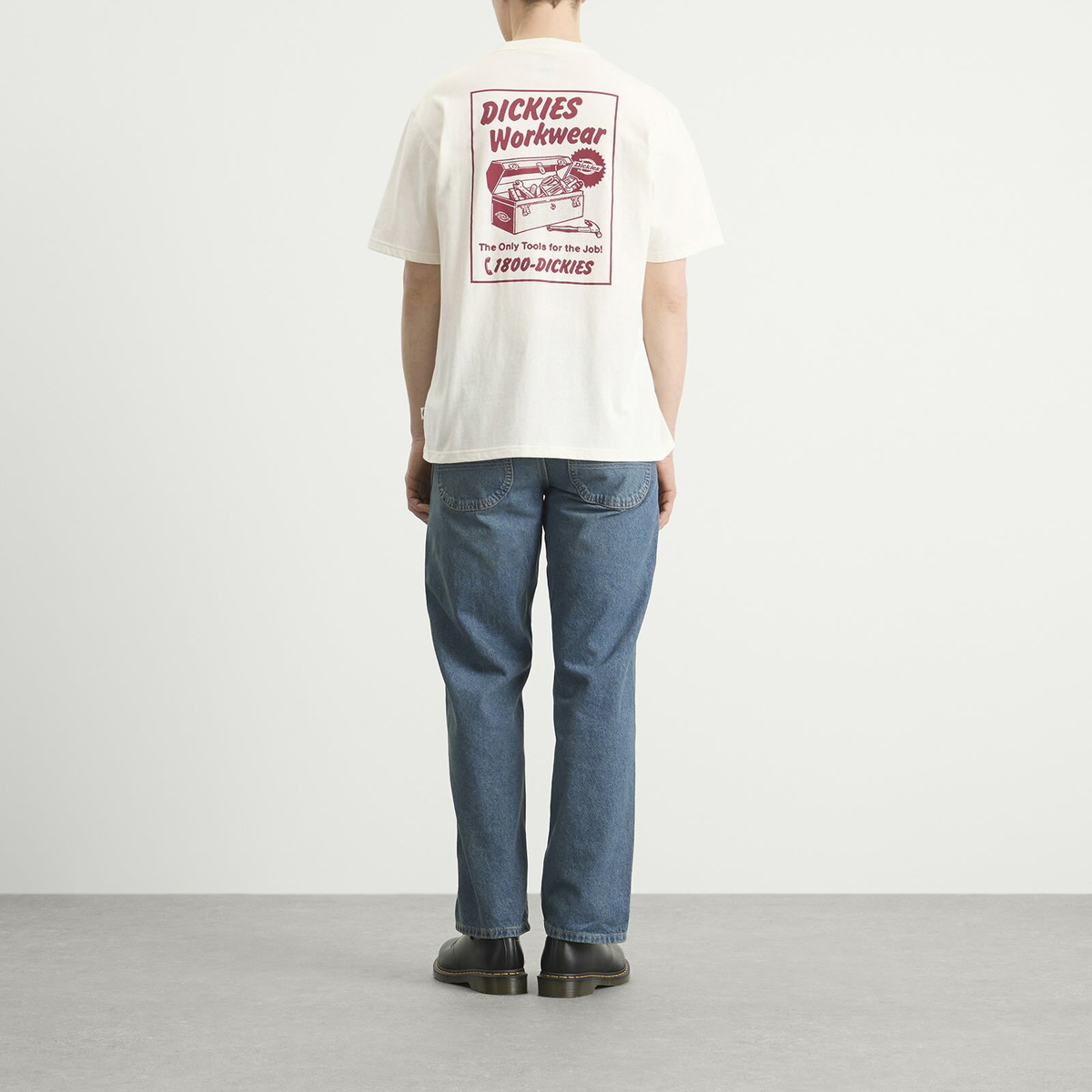Dickies Men's Dry Ridge T-Shirt in Egret