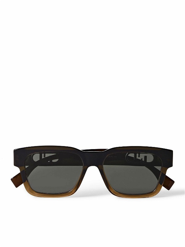 Photo: Fendi - O'Lock Acetate Square-Frame Sunglasses