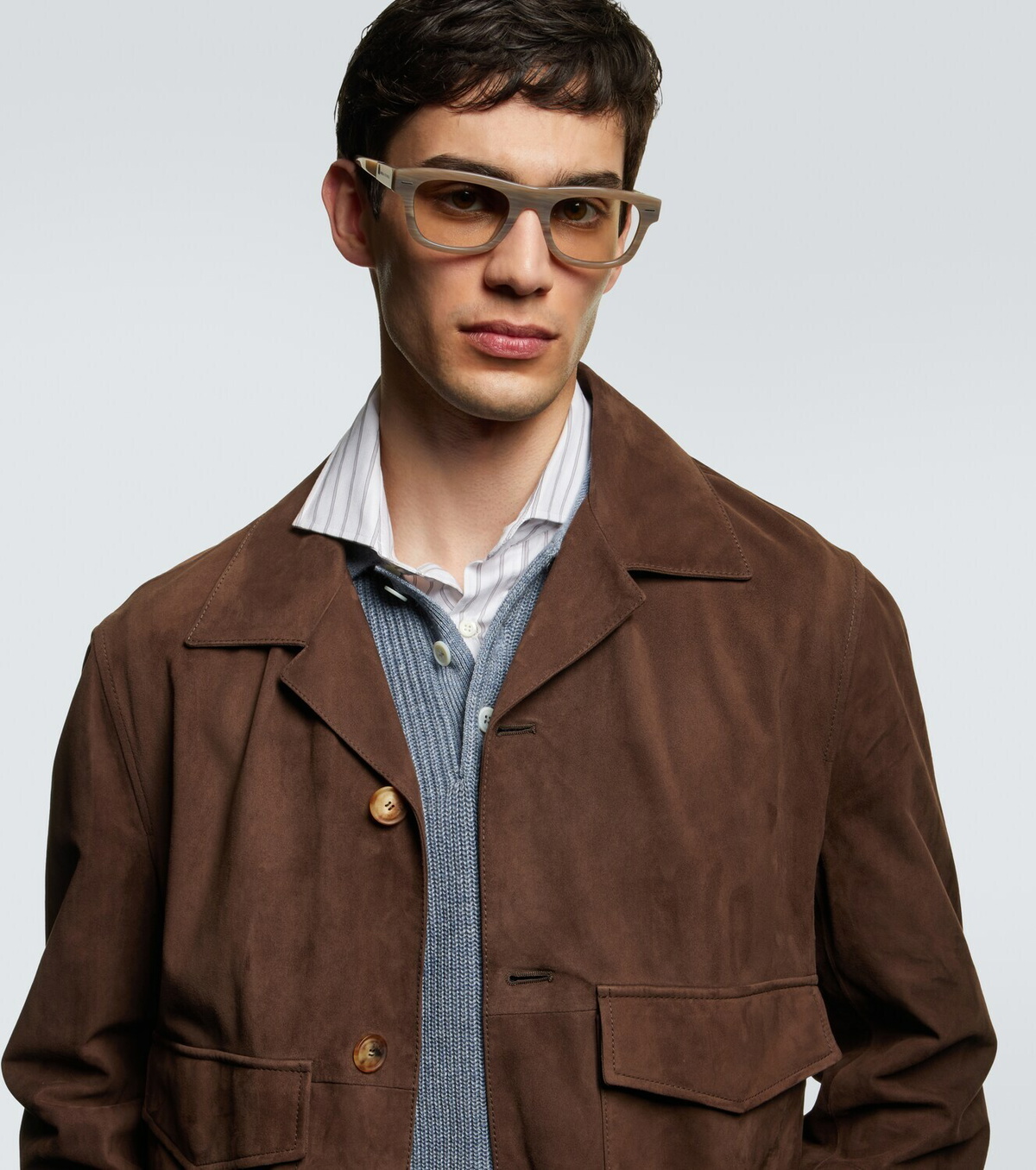 Brunello Cucinelli Rectangular glasses