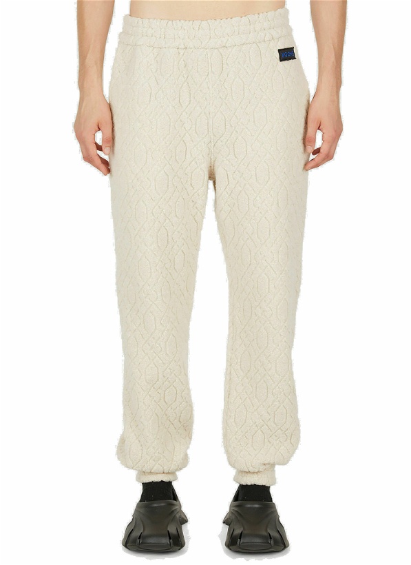 Photo: Jacquard Track Pants in Beige