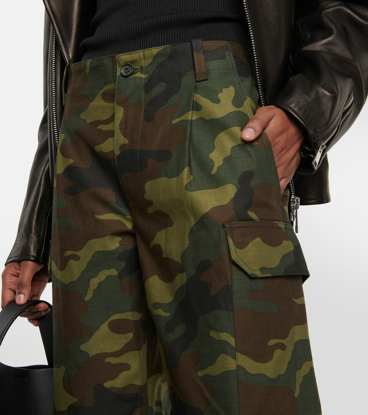 Nili Lotan - Yannic camouflage cotton twill cargo pants Nili