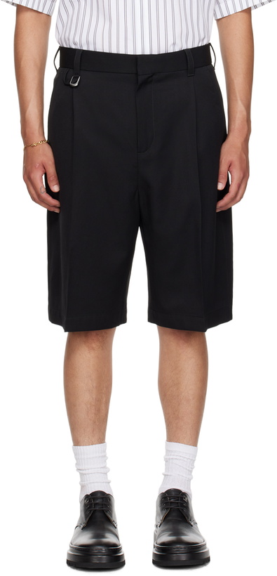 Photo: JACQUEMUS Black Le Mariage 'Le short Melo' Shorts