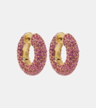 Octavia Elizabeth Bubble 18kt gold earrings with sapphire