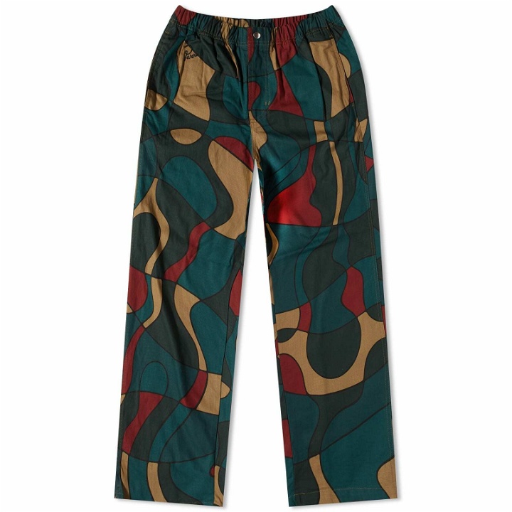 Photo: By Parra Men's Trees In Wind Relaxed Pant in Green Camo