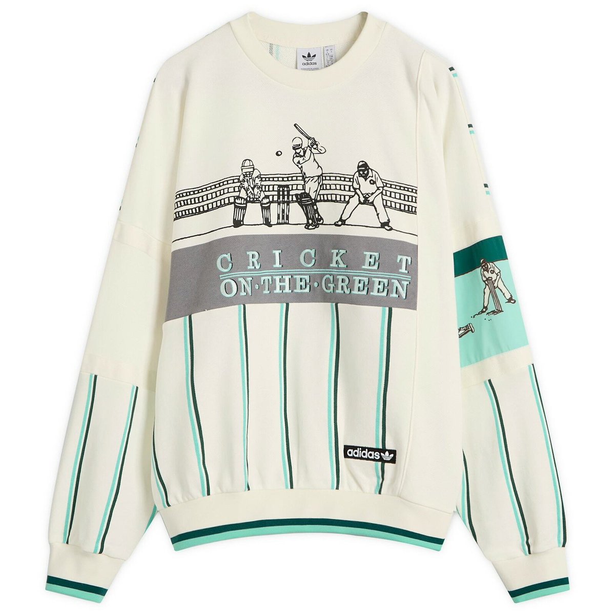 Adidas Women's Originals Retro Sports Sweatshirt in Off White