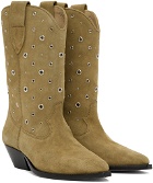 Isabel Marant Taupe Duerto Boots