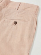 SMR Days - Leeward Wide-Leg Bamboo and Cotton-Blend Shorts - Pink