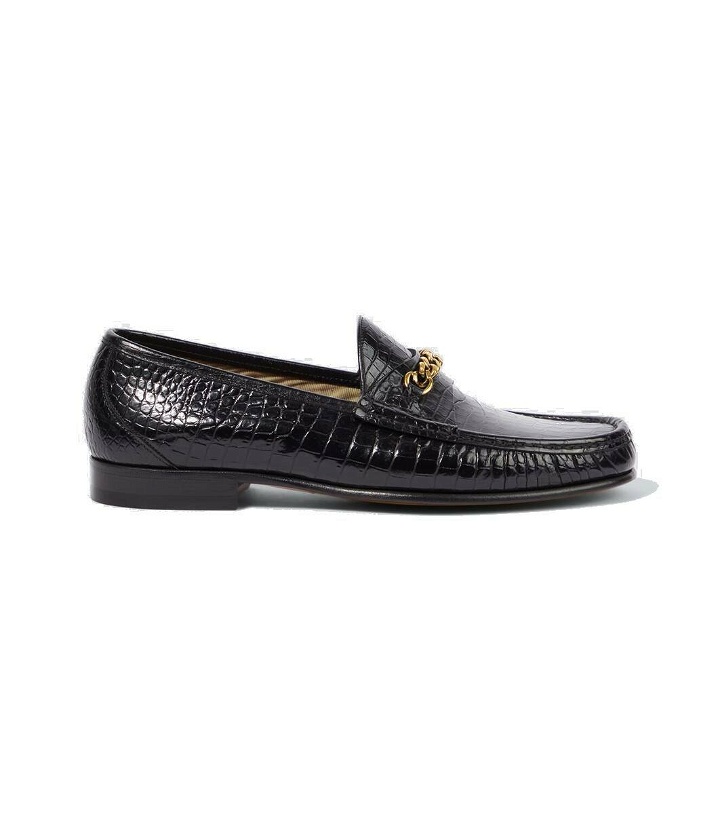 Photo: Tom Ford Croc-effect leather loafers