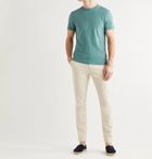 FRESCOBOL CARIOCA - Lucio Slim-Fit Cotton and Linen-Blend T-Shirt - Green