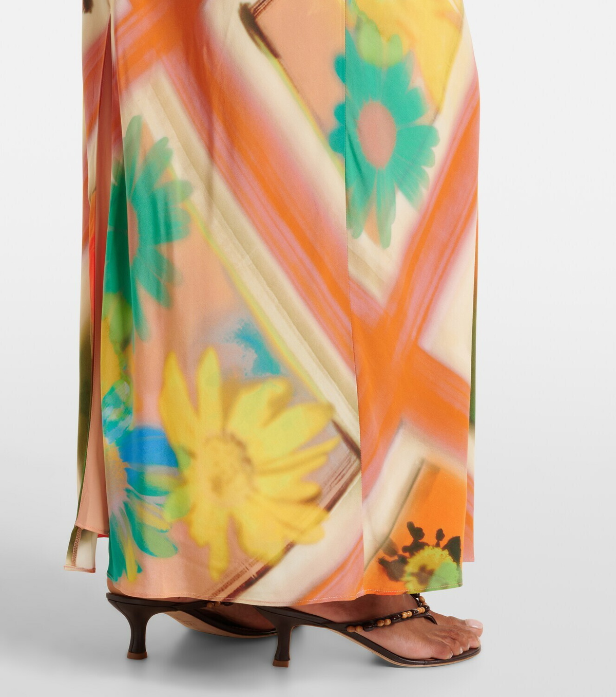 Staud Cubism floral maxi dress