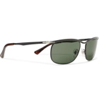 Persol - Key West Rectangle-Frame Acetate Polarised Sunglasses - Black
