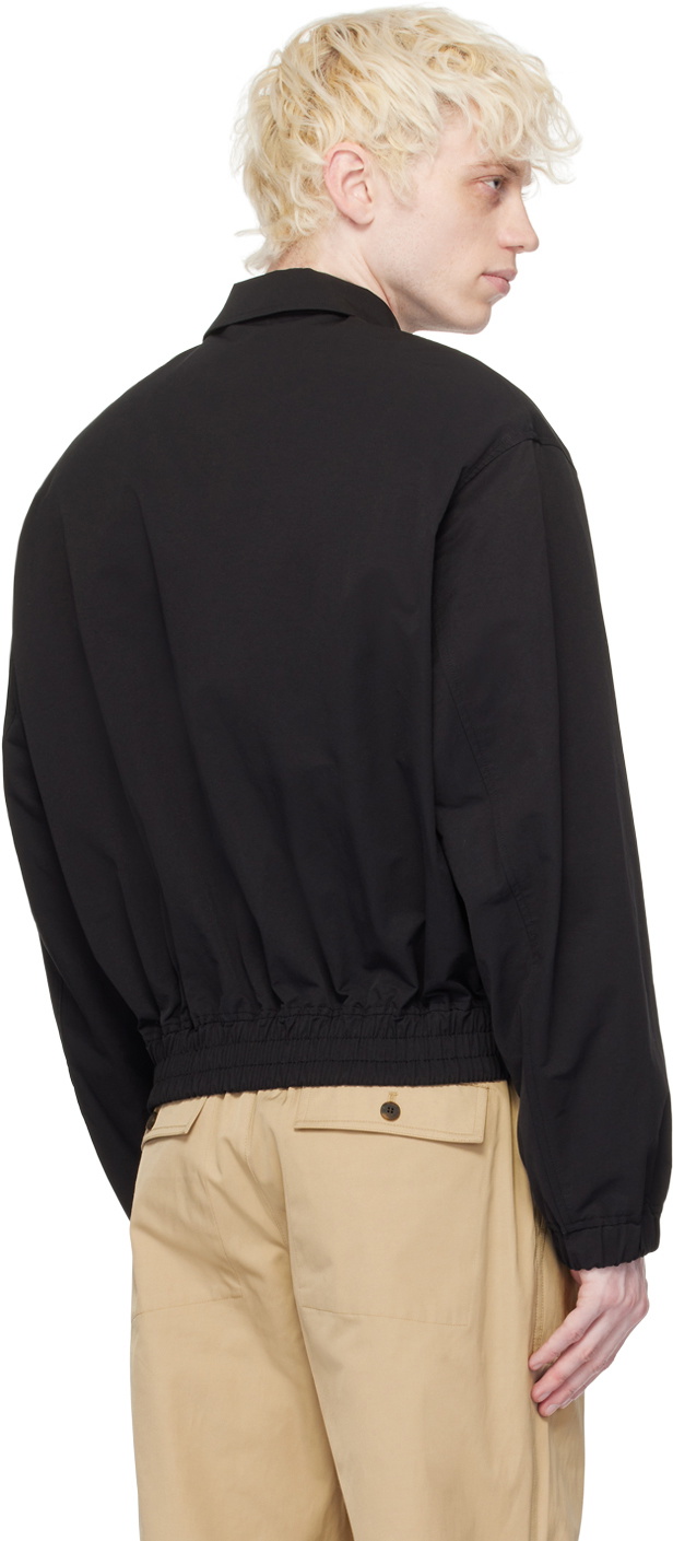 LE17SEPTEMBRE Black Oversized Bomber Jacket