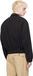 LE17SEPTEMBRE Black Oversized Bomber Jacket