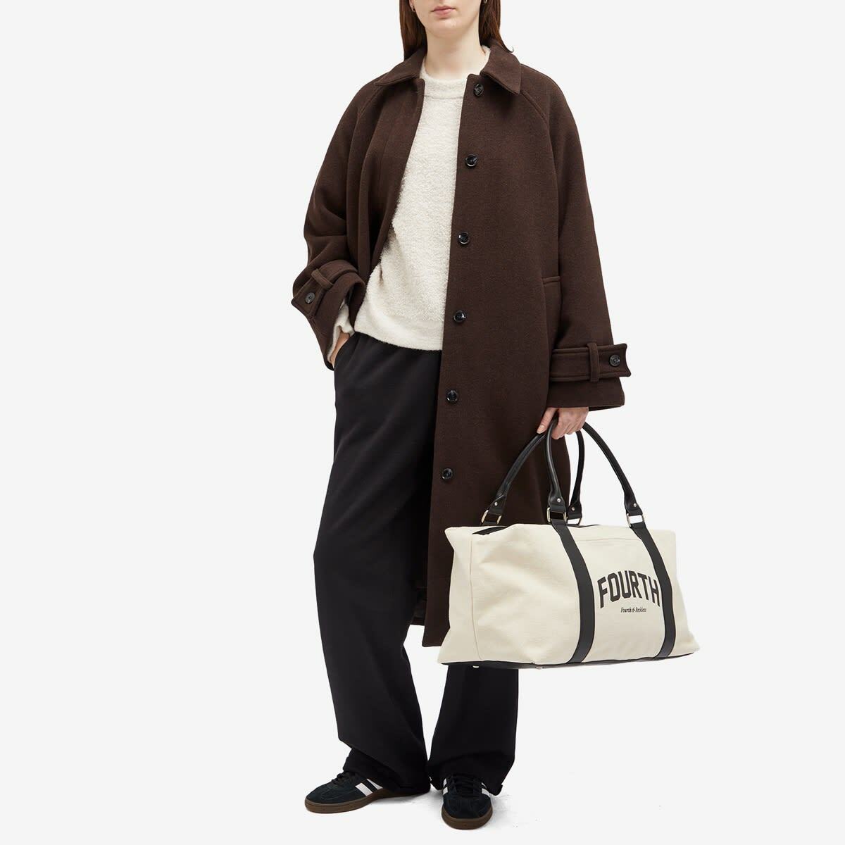 4th & Reckless Women's Aflie Duffle Bag in Cream 