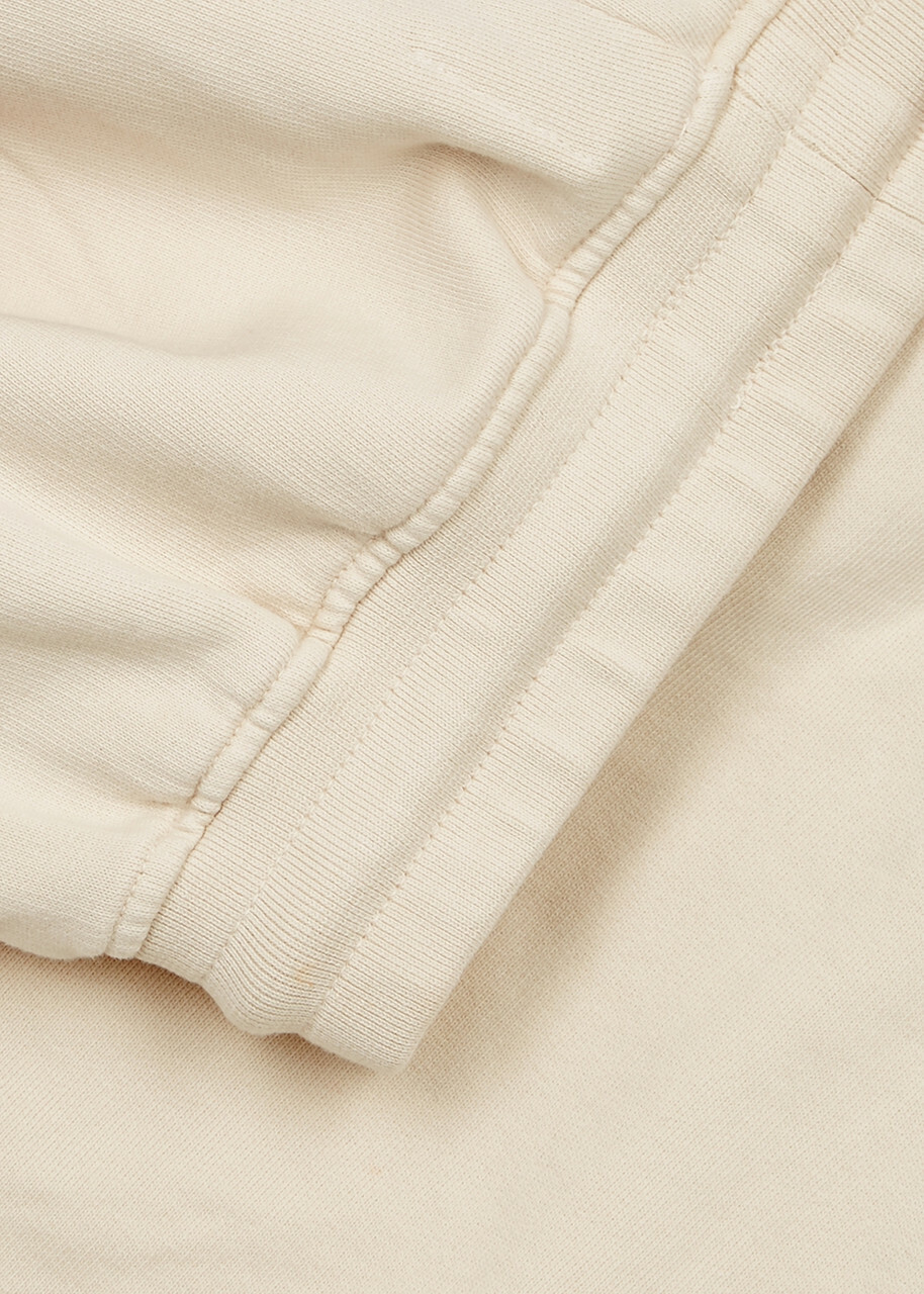 Colorful Standard Ivory Cotton Shorts, Shorts, Slant Side