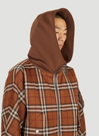 Burberry - Check Hooded Jacket in Brown