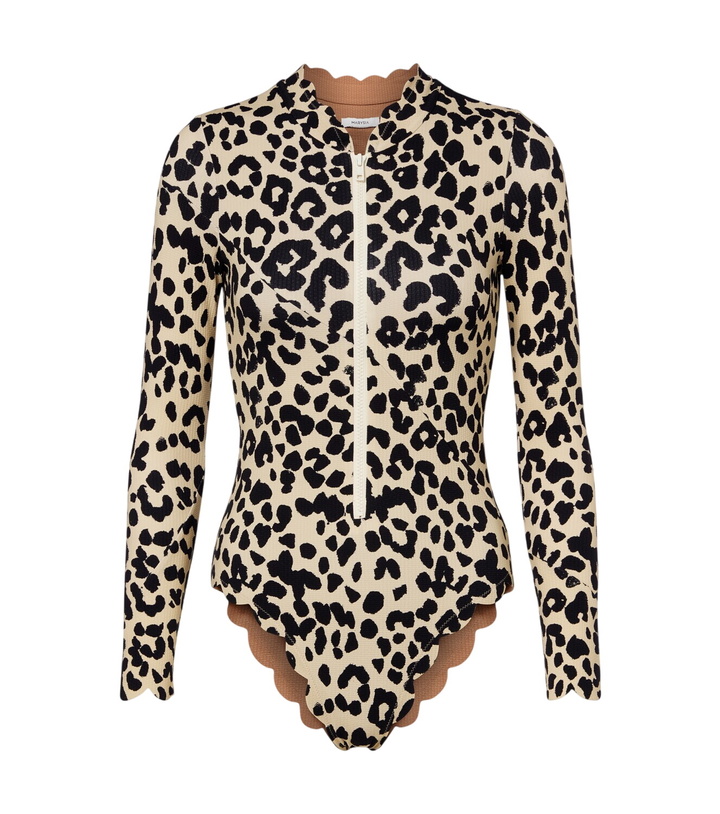 Photo: Marysia Northsea leopard-print rashguard swimsuit