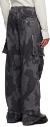 424 Gray Camo Cargo Pants