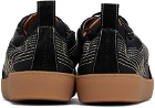 Dries Van Noten Black Quilted Sneakers