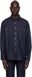 The Letters Indigo Classic Western Denim Shirt