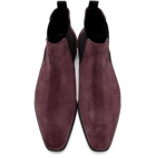 PS by Paul Smith Red Suede Falconer Chelsea Boots