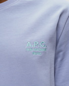 A.P.C. T Shirt New Raymond Purple - Mens - Shortsleeves
