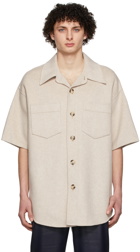 Nanushka Taupe Norio Shirt