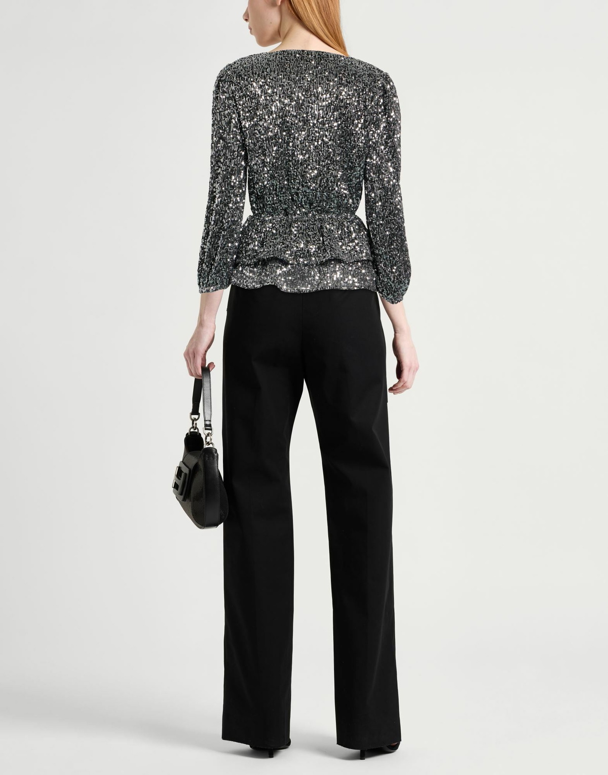 Maje Womens Top in Silver